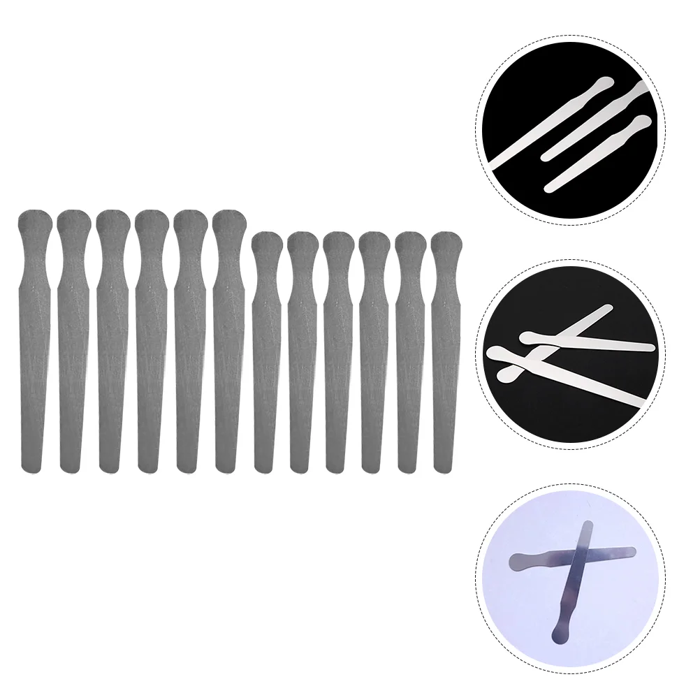 Tongue Spatula Scraper Depressors Practical Clinic Mixing Plates Stainless Steel