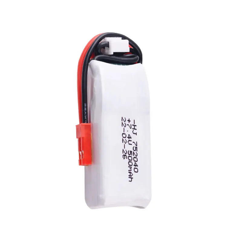 HJ 2S 7.4V 35C 500mah caricabatteria Lipo Set per Radiolink A560 ala fissa Rc Car RC Toys parti del modello con batteria JST 7.4V