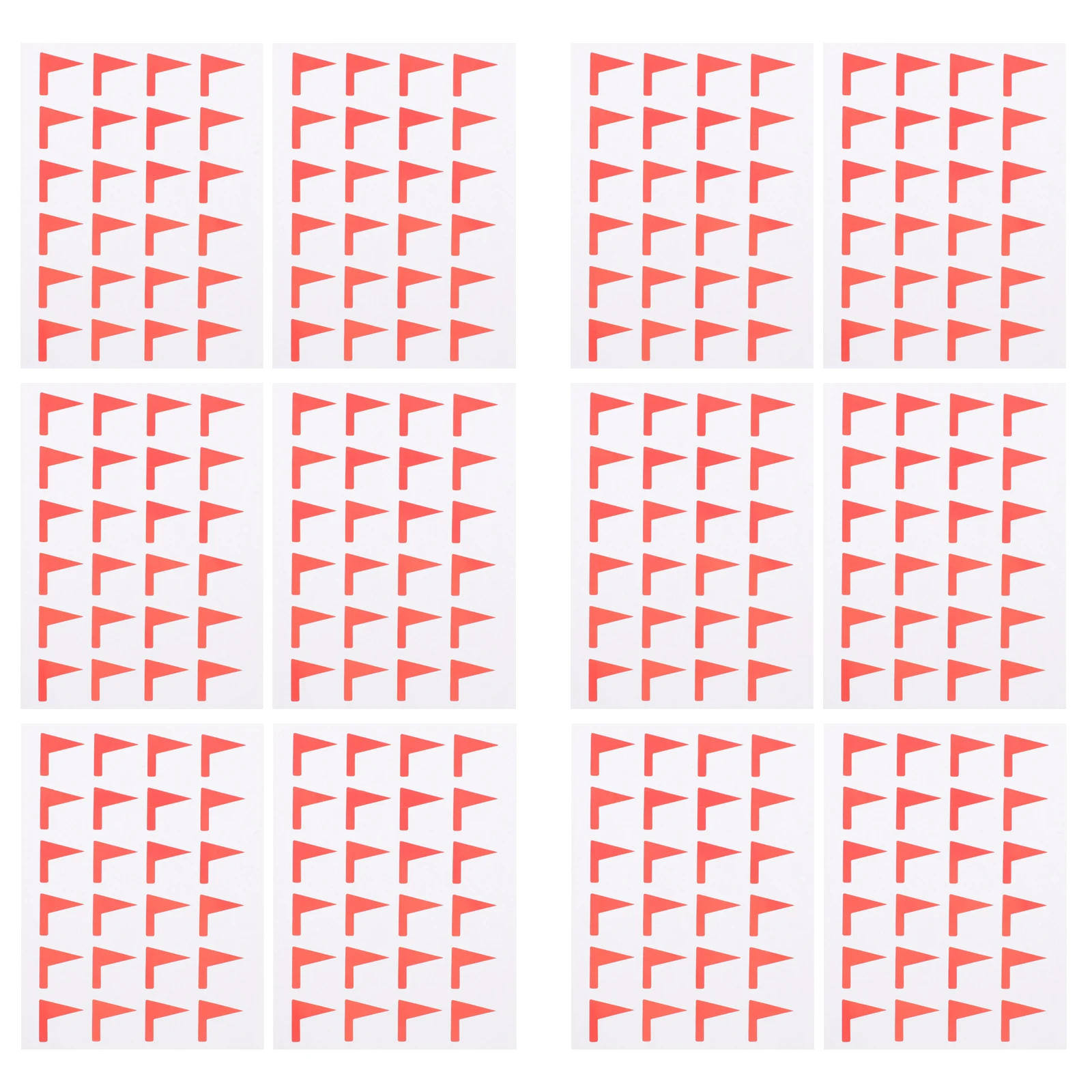 

1pcs Map Flag Shape Adhesive Label Stickers for Home Office Jars Bottles Reusable Containers Red Mini Sticky Tags File Folder