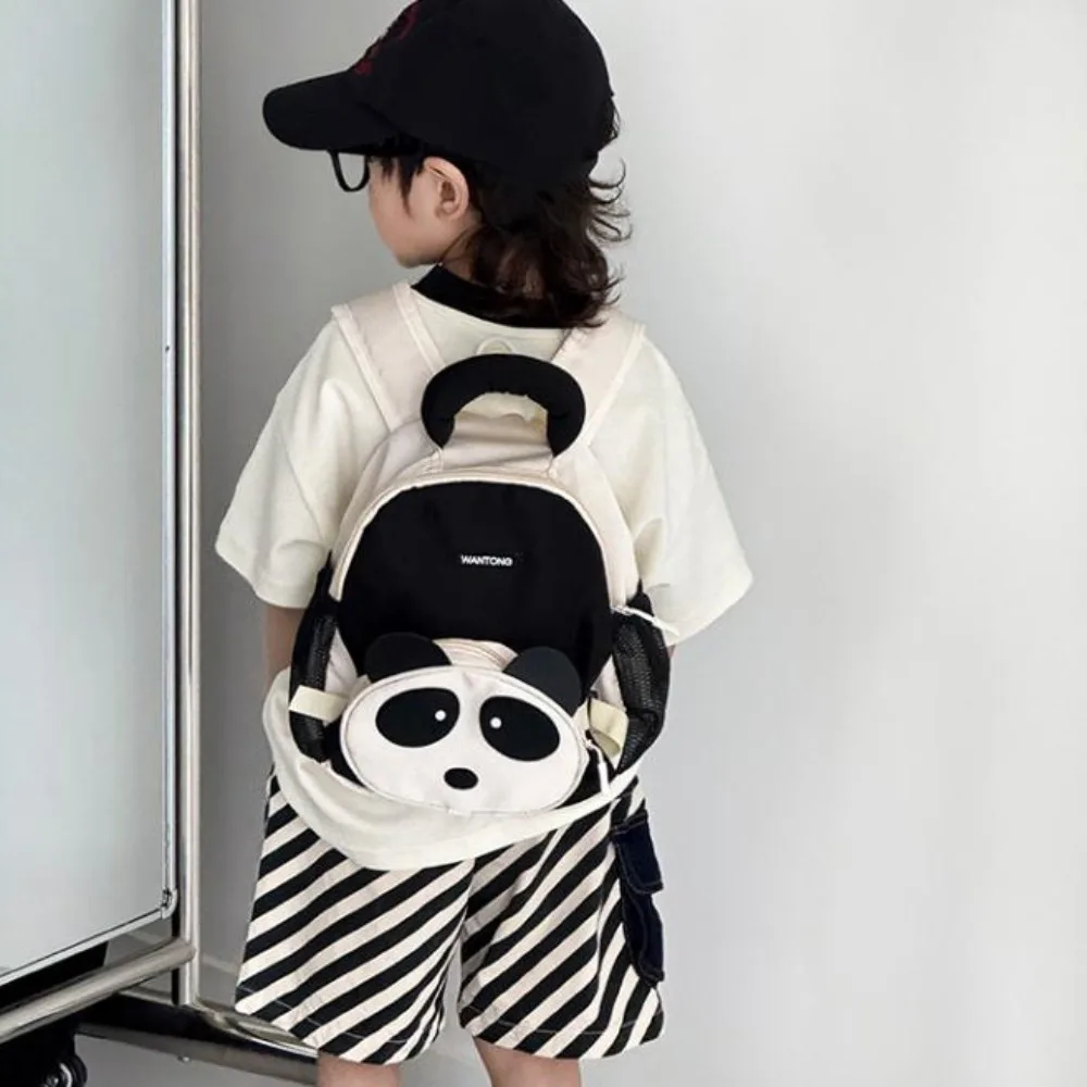 Anti-lost Animal Children School Bags Breathable Ultra-light Cartoon Cute Cat Backpack Casual Colorful Cartoon Kindergarten Bag