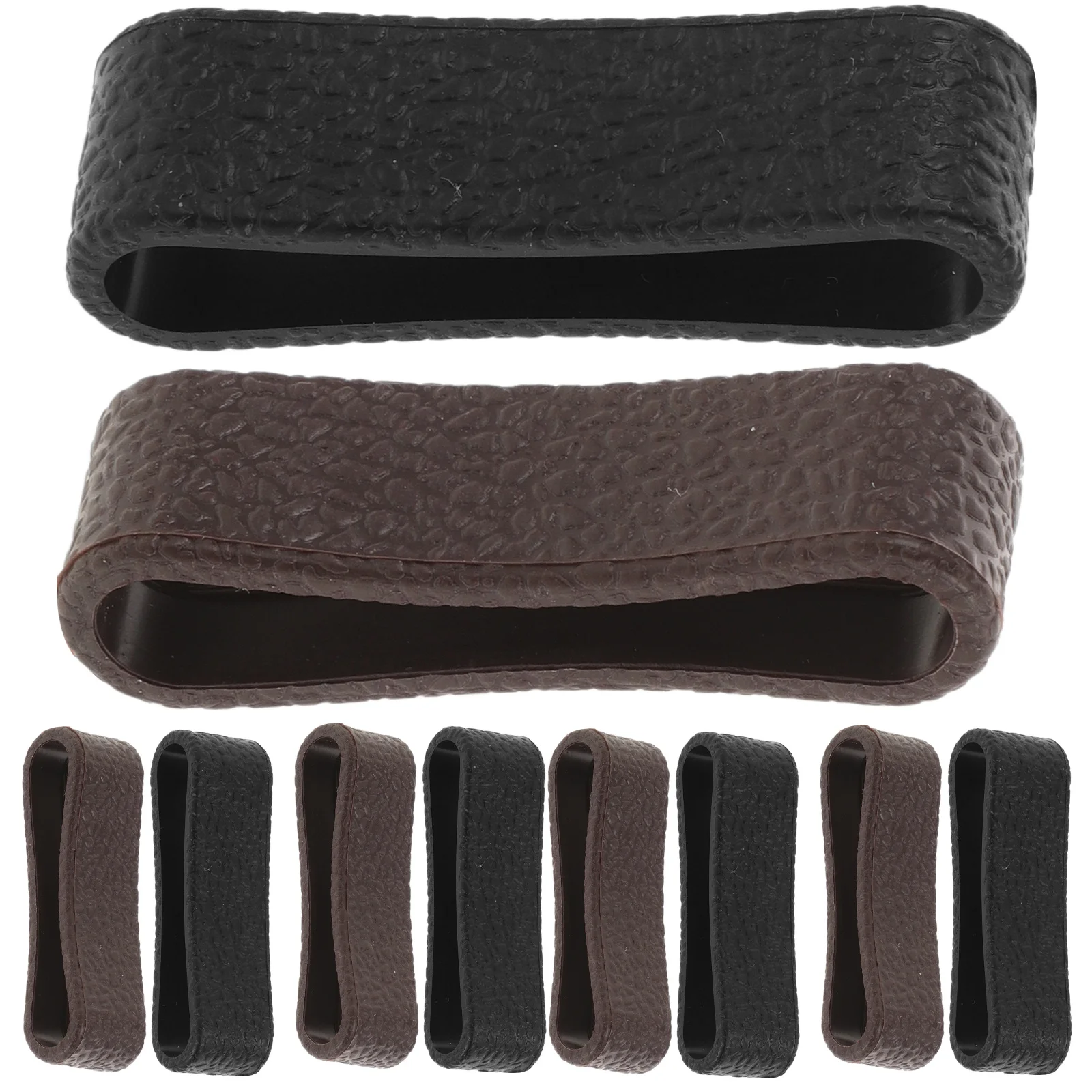 20 قطعة حزام حلقة حفظ دائم بولي Strap حزام التجنيب الفرقة حامل للرجال النساء حزام اكسسوارات ظهره تحديد الحلقات