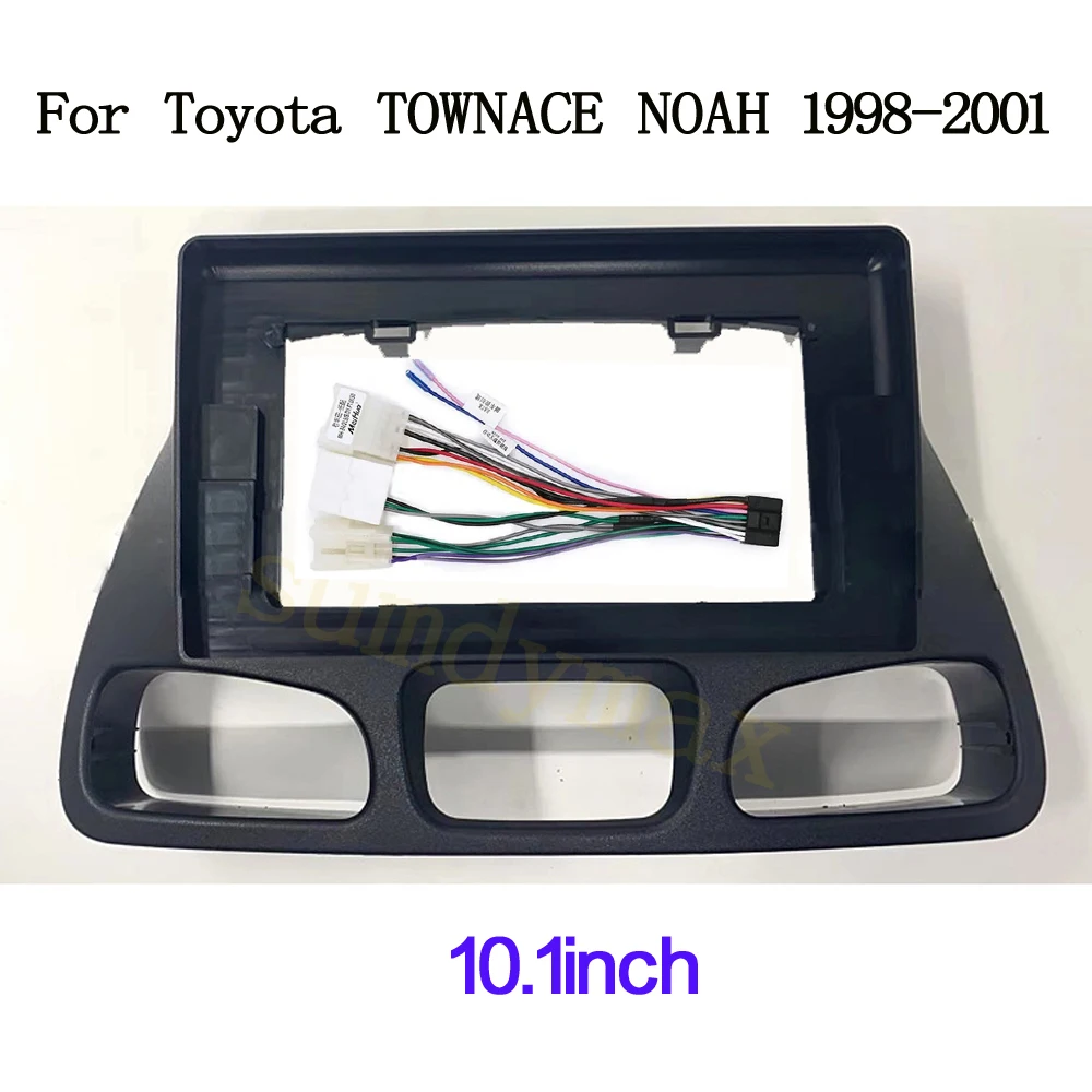 

Double Din 10.1 Inch Car Frame cable wire Adapter For Toyota TOWNACE NOAH 1998-2001 Android Radio Dask Kit Fascia