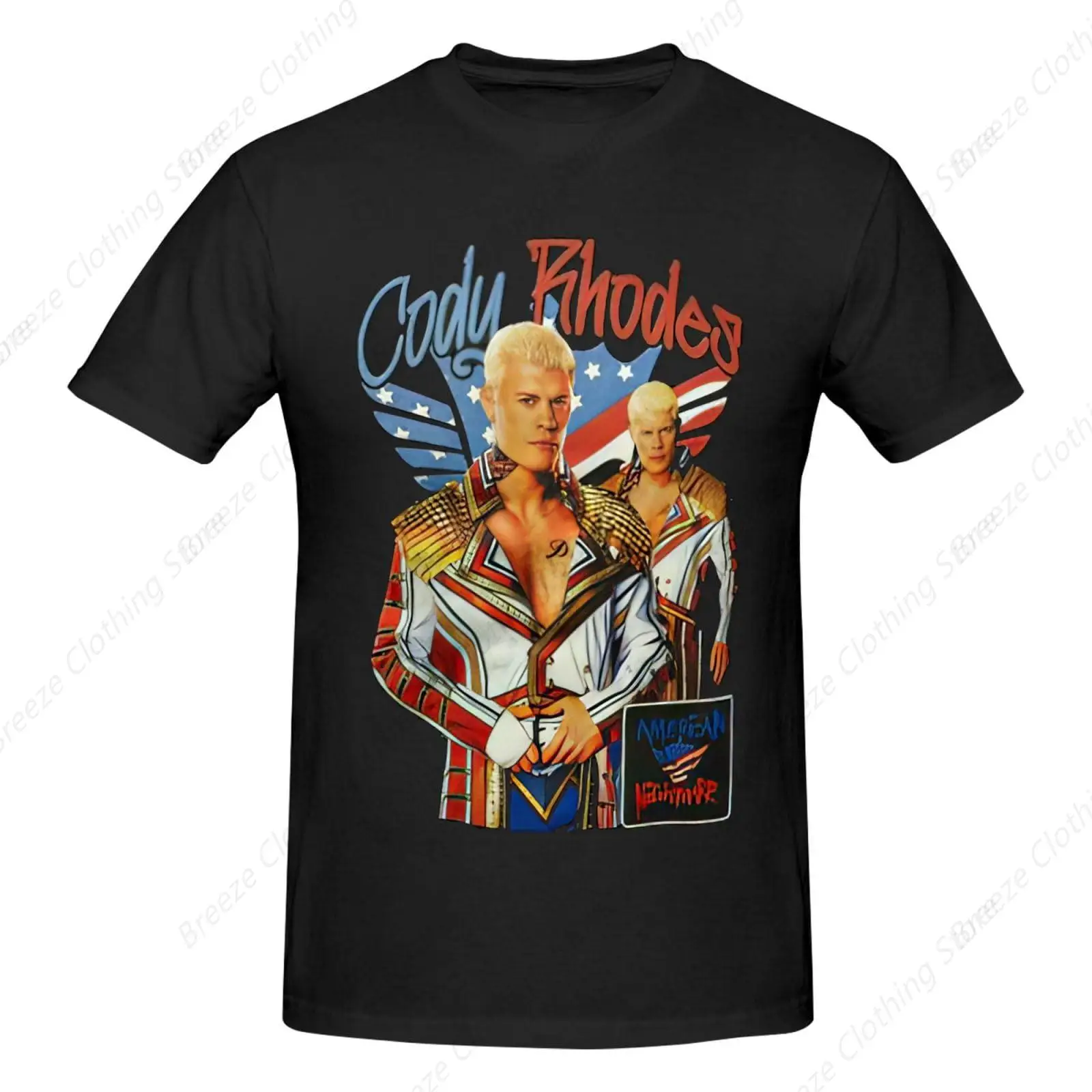 

Cody and Rhodes Shirt Youth & Adult Big Boys Youth Men Short Sleeve Tshirts, Crewneck Tops Black Hawaiian T Shirts