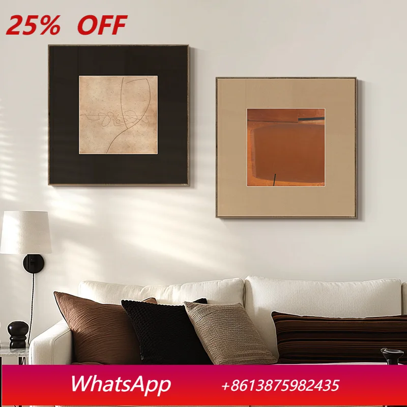 

YJQ living room decorative flower and bird painting sofa background wall square new Chinese style dining room bedroom mural