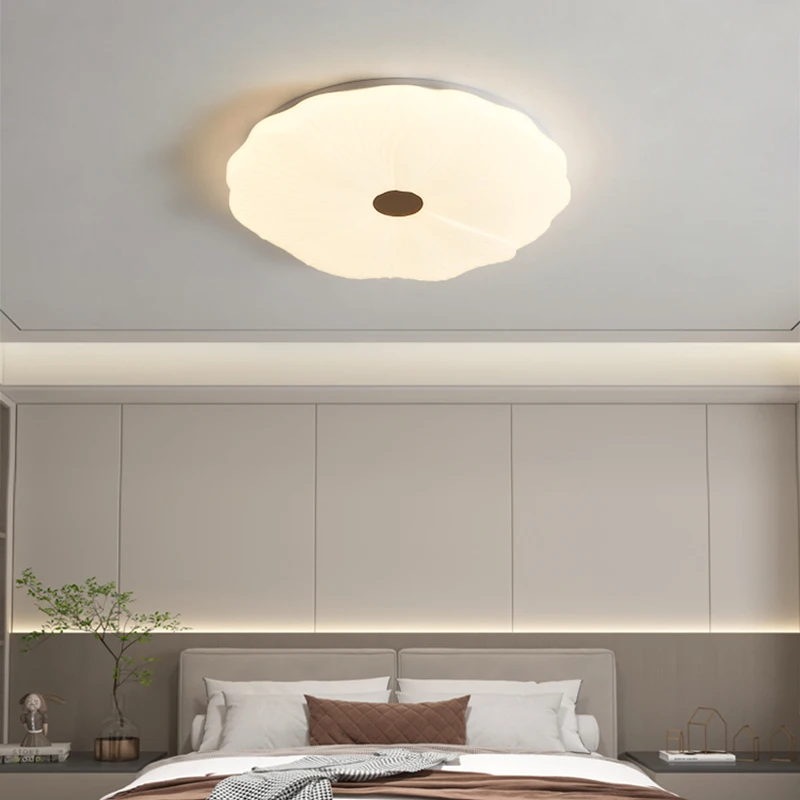 

White Daisy Ceiling Lamp Stylish Simple Led Ceiling Light For Bedroom Hotel Room Decoration Indoor Lighting Lights Lampara Techo
