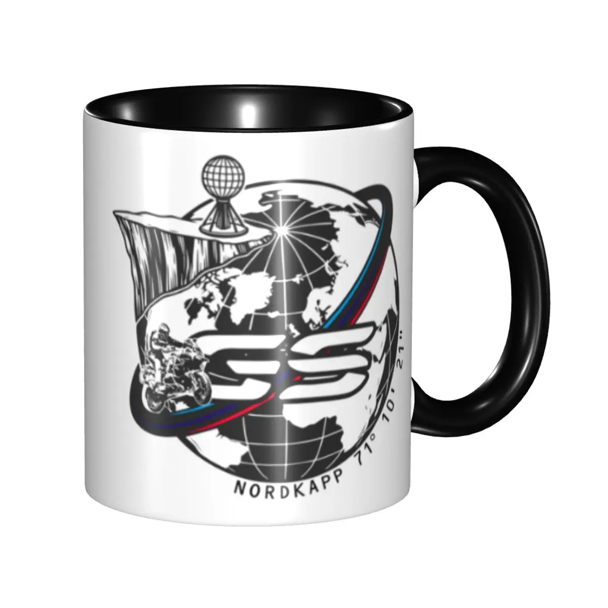

Motorcycle Adventure GS Mugs Custom Ceramic Coffee Mug Cup Creative Present