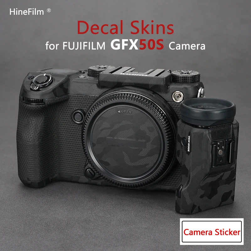 Hinefilm Skin for Fuji GFX50S Camera Skin Protective Film for Fujifilm GFX 50S Camera Sticker Wrap Cover Film GFX50 S Skin