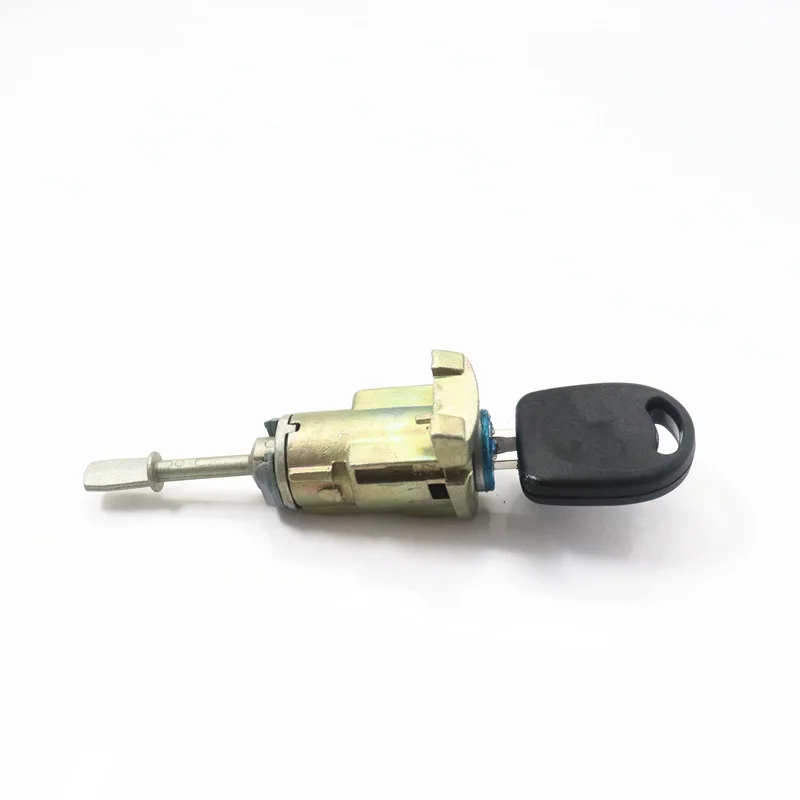 Araba aksesuarları ön sağ ve sol sürücü yan kapı kilidi silindir için anahtar ile VW Passat B5 Lupo koltuk Leon 3b167 167 3b168 168