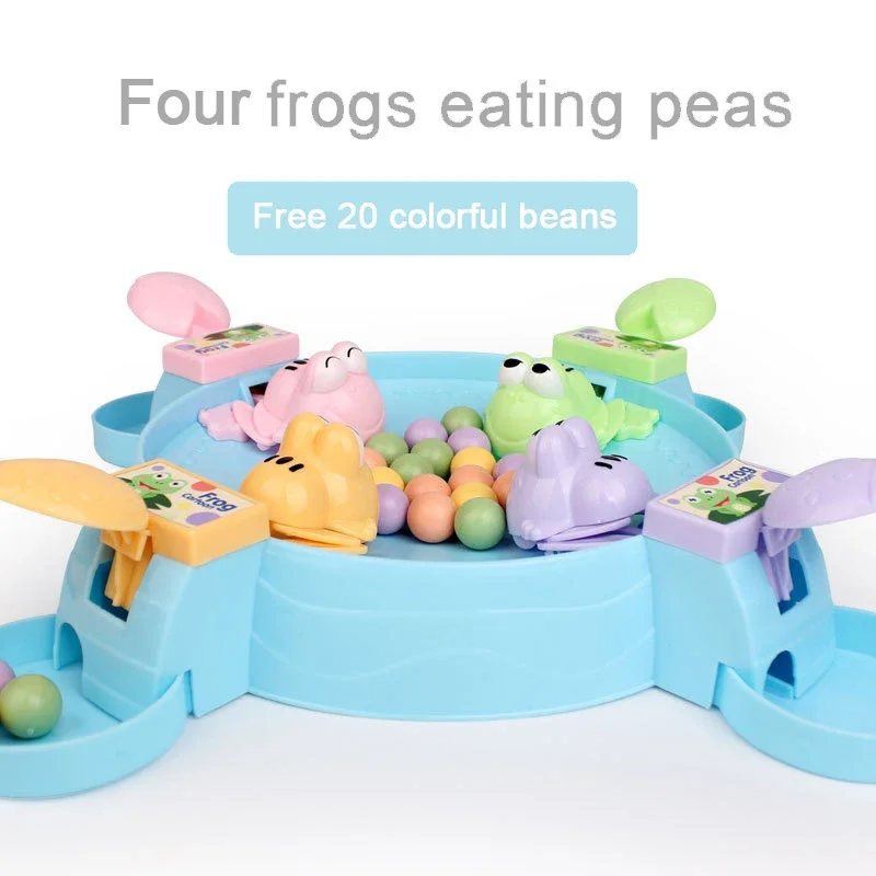 

Kids Toys Hungry Frog Eating Beans Game Children Board Strategy Toy Family Competitive Interactive Stress Relief Toy Interesting