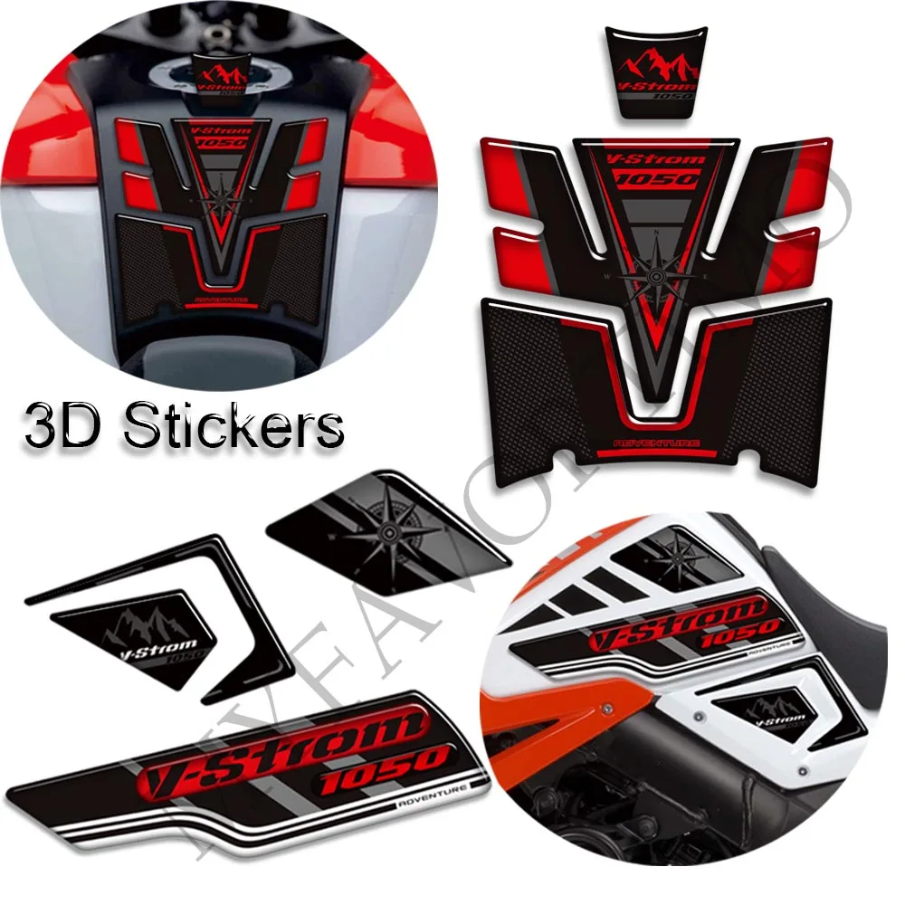 

Adventure Protector Stickers Decals Fuel Oil Kit Tank Grips Pad For Suzuki V STROM VSTROM DL 1050 XT 1050XT DL1050