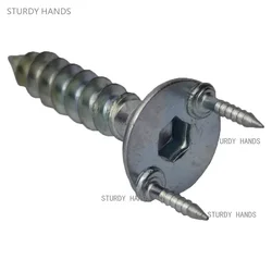 50PCS zinc alloy skirting wire headless nails with no marks double-sided self tapping screws dedicated nails for skirting wire