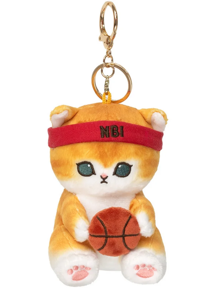 Kawaii Mofusand Shark Cat Games Plush Toys Backpack Keychain Creative Cute Cartoon Stuffed Doll Accessories Friend Birthday Gift