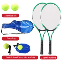 Kids Tennis Rackets with Tennis Ball Tennis Trainer for Children Beginners Children Tennis Racket