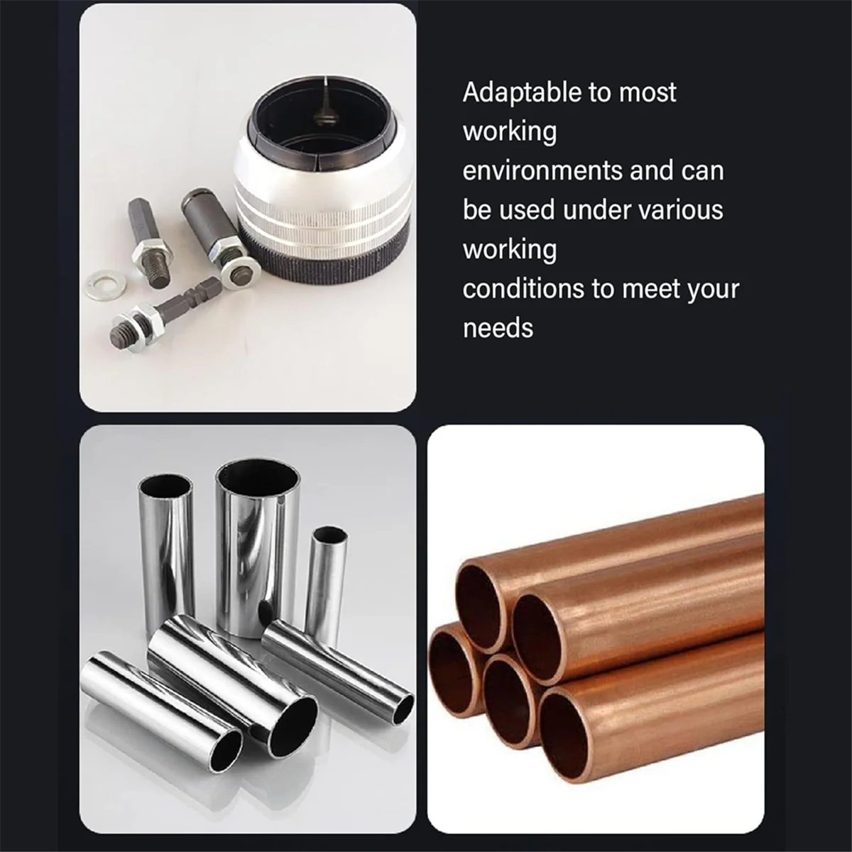 ABNJ Tube Reamer Connectors, Stainless Steel Tube Reamers for Trimming and Deburring, Welding Equipment and Accessories