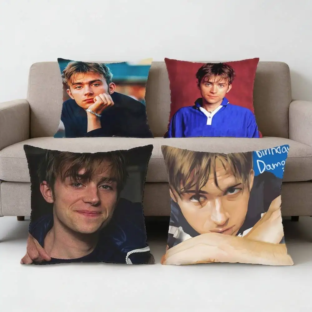 Damon Albarn Pillow Case for Sofa Living Room Home office Decor Protective Cover
