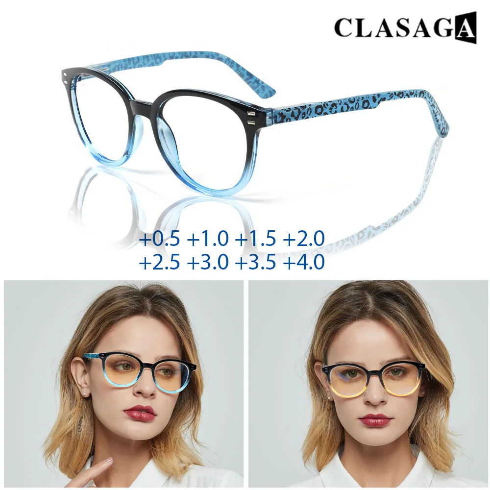 

Fashion Reading Glasses Ultra Light Eye Protection Prescription Glasses Unisex Elegant Comfortable Presbyopia Glasses+0 to +6.0