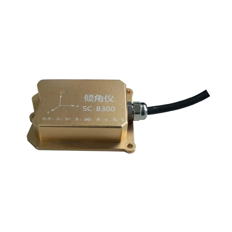 SC-B300 High-Precision Dual-Axis Inclinometer with RS485 & MODBUS RTU Protocol 1 Year Warranty IP67 Rated 0.01 RMS Accuracy
