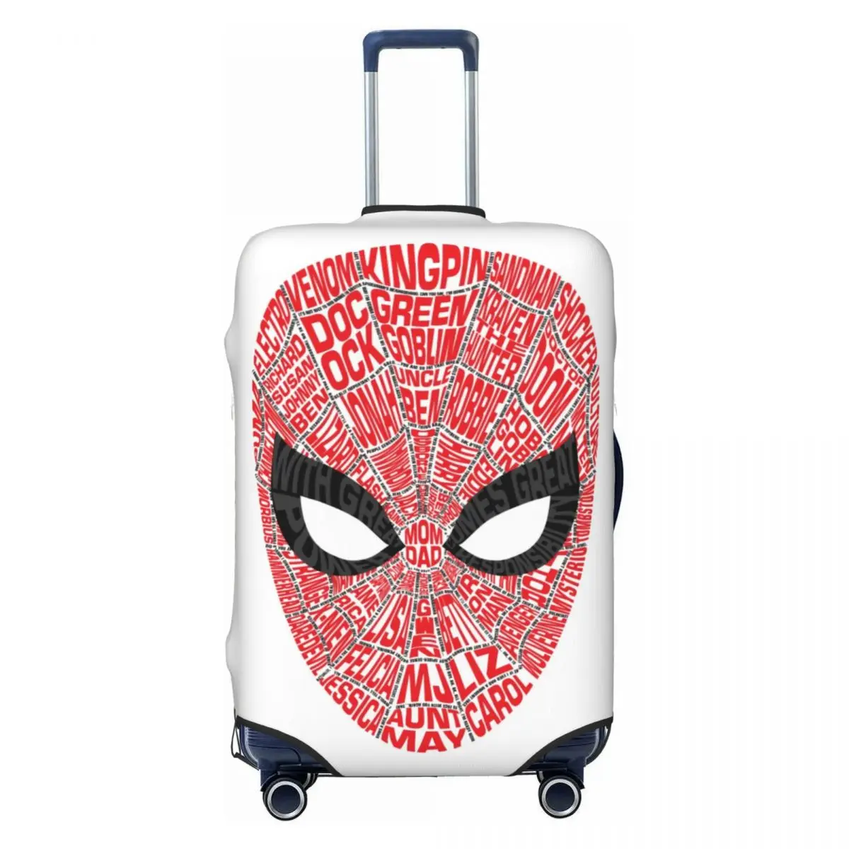 

Custom Spider Man Cartoon Superhero Luggage Cover Funny Suitcase Protector Covers Suit For 18-32 inch