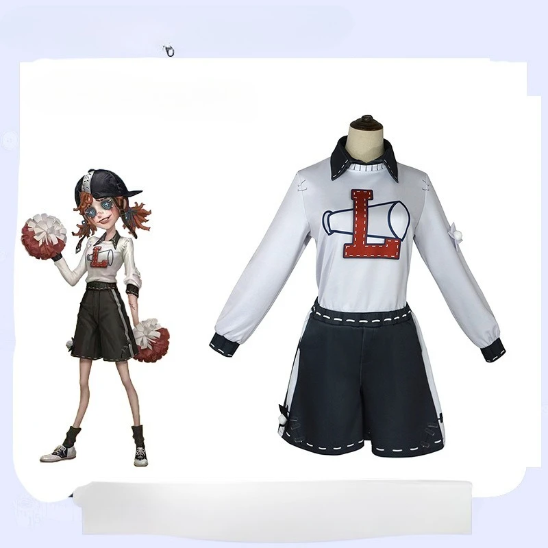 

Anime Game Identity ⅤLily Barriere Cheerleader Cosplay Costume Survivors Wig Gymnastic Clothing Woman Kawaii Carnival Suit