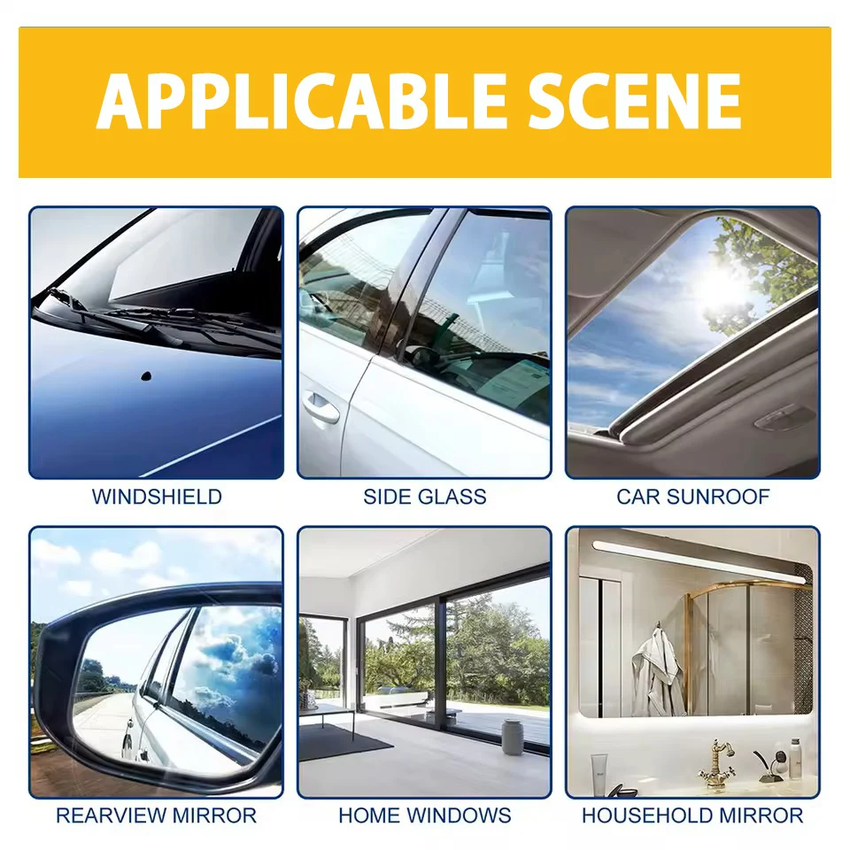 ハイドロシャイン 車用ガラス油膜除去クリーム ウィンドスクリーンクリーナー 滲みなし油膜除去クリーム 汚れ除去 オートディテール