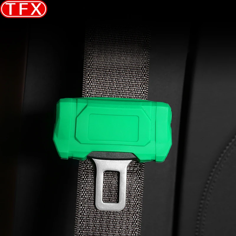 For AVATR 11 2023 2024 Car Styling Seat Belt Protective Rubber Cover Safety Head Anti-collision Shell Cover Interior Accessories