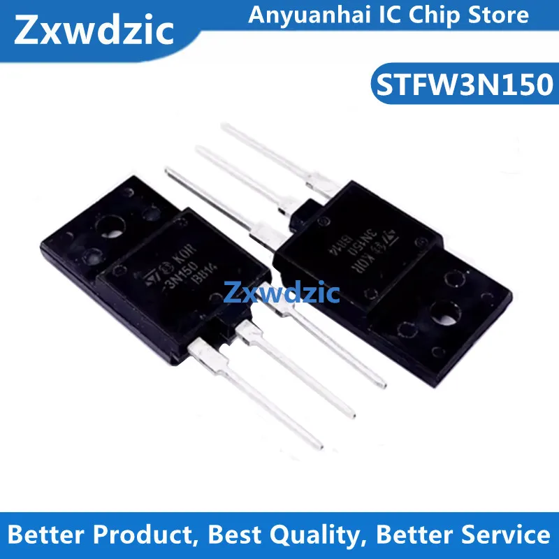 10pcs 100% New Original  STFW3N150 3N150 TO-247 N Channel MOS FET 2.5A/1500V