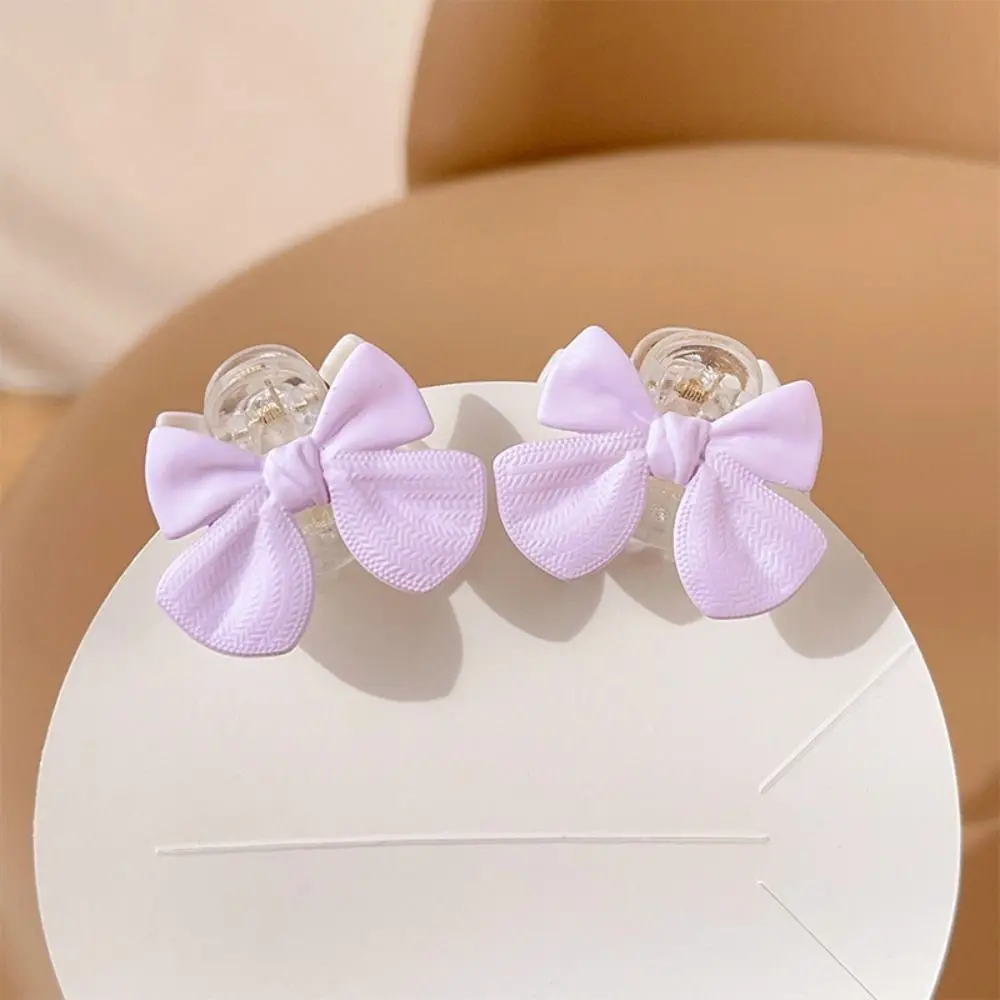 Bow Mini Hair Claw para Meninas, Acessórios para Cabelo, Crab Clip, Candy Color, Enfeites de Cabelo, Sweet Barrettes