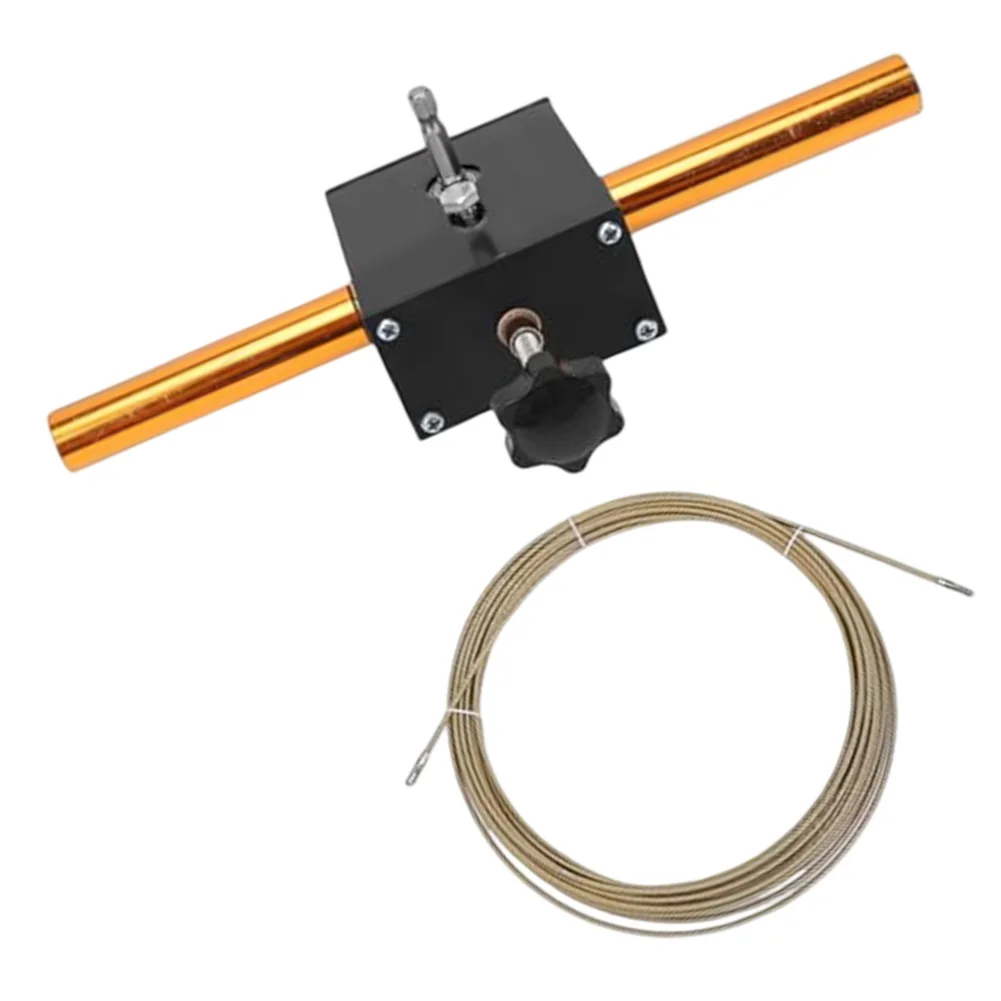 Automatic Stringing Machine for Electricians - Works with Standard Drills - Accepts 3-6mm Wires - 13x6.35x9.5cm