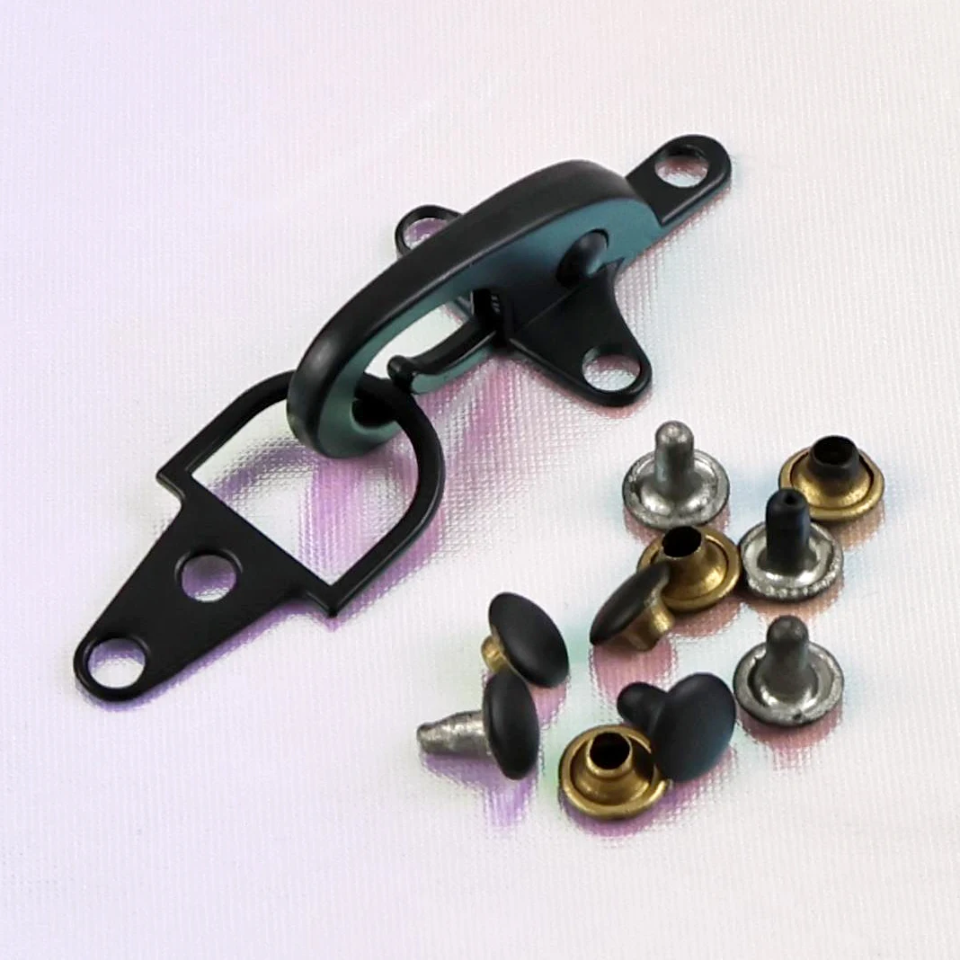 5-20Pcs Jacket Clasp 4/5mm Sewing Metal Buckles Coat Decorative Button Belt Carabiner Clips Fastener DIY Hardware Accessories