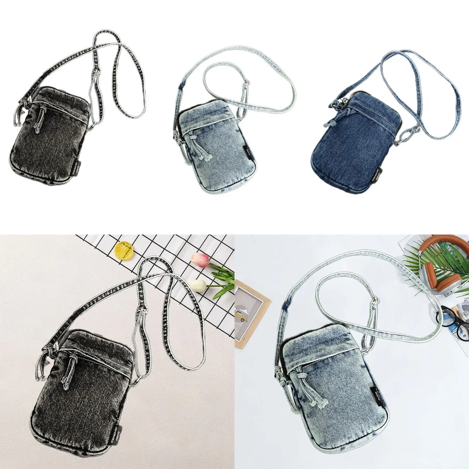 

Small Crossbody Bag Trendy Soft Mini Phone Wallet for Vacation Women Travel Work
