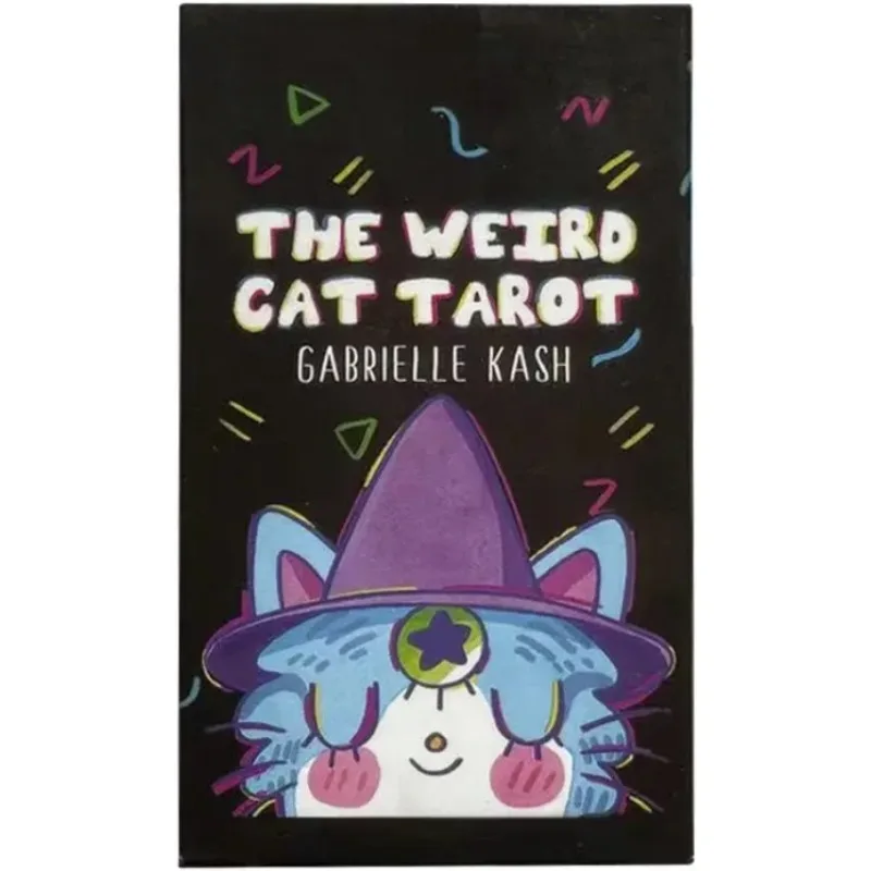 The Weird Cat Tarot English Card Game Divination Game Gift Board Table Game Oracles And Divination Party Easy Tarot Gra planszowa