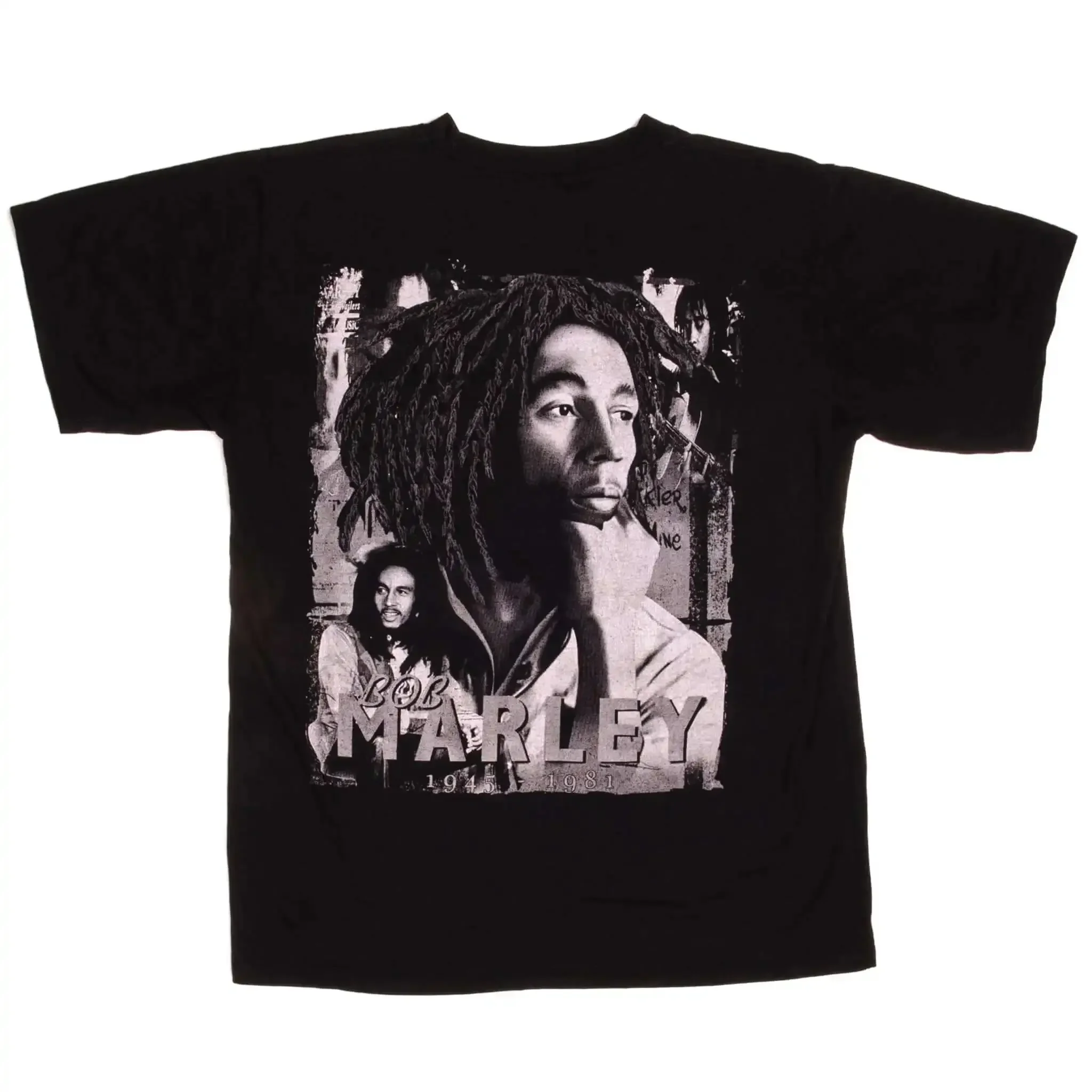 Rap Singer Bob Marley T-shirt Street Hip Hop Punk Top Fashion Print T-shirt Hip Pop Vintage T-shirt Casual Loose Clothing Unisex