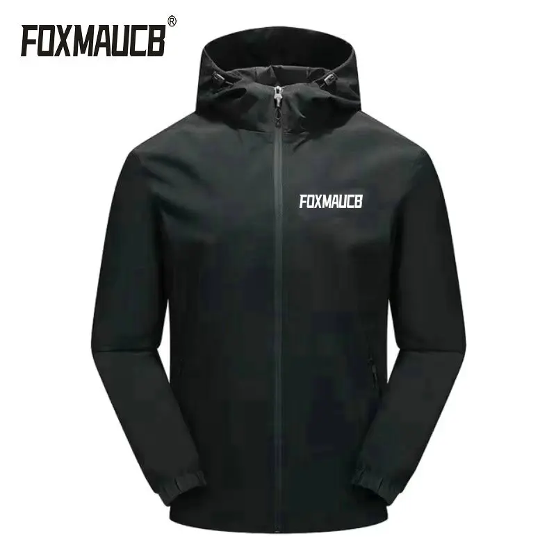 FOXMAUCB Waterproof Motorcycle Jacket Cycling Men Downhill Short Wind Bike Jacket Red Mountain Bicycle Clothes Mtb Jersey Coat