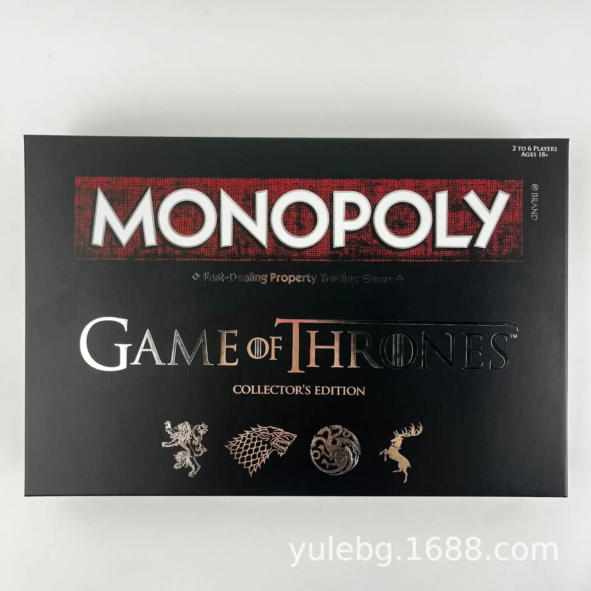 Exciting English Version of Monopoly Game of Thrones Board Game for Family Gathering