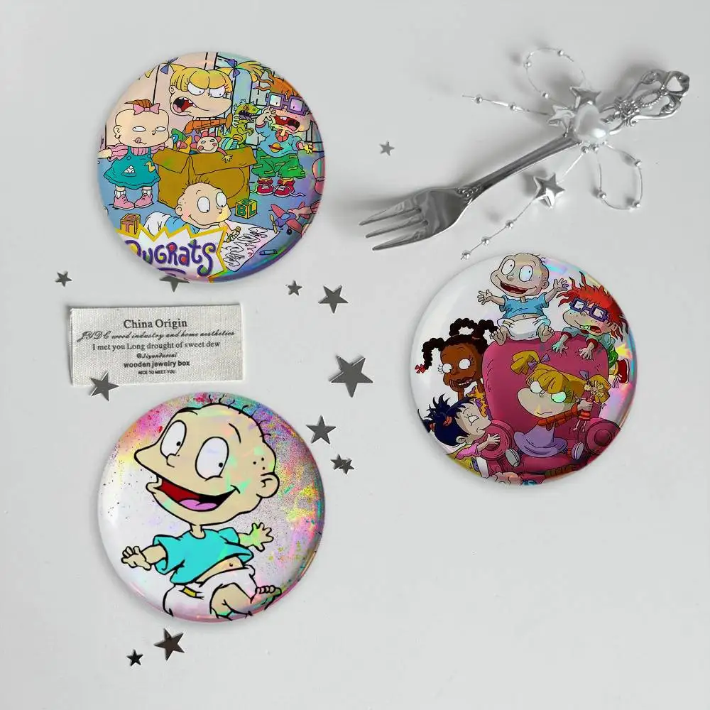 C-Cartoon R-Rugrats Brooches Cartoon Badge Pins Backpack Hat Accessories Friend Gift