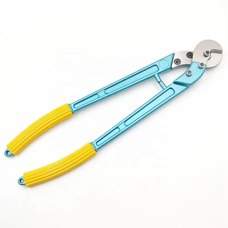 

Long Handle Cable Cutter 600mm SCC-100 Cutting Capacity 10mm Hand Mechanical Steel Wire Rope Tool