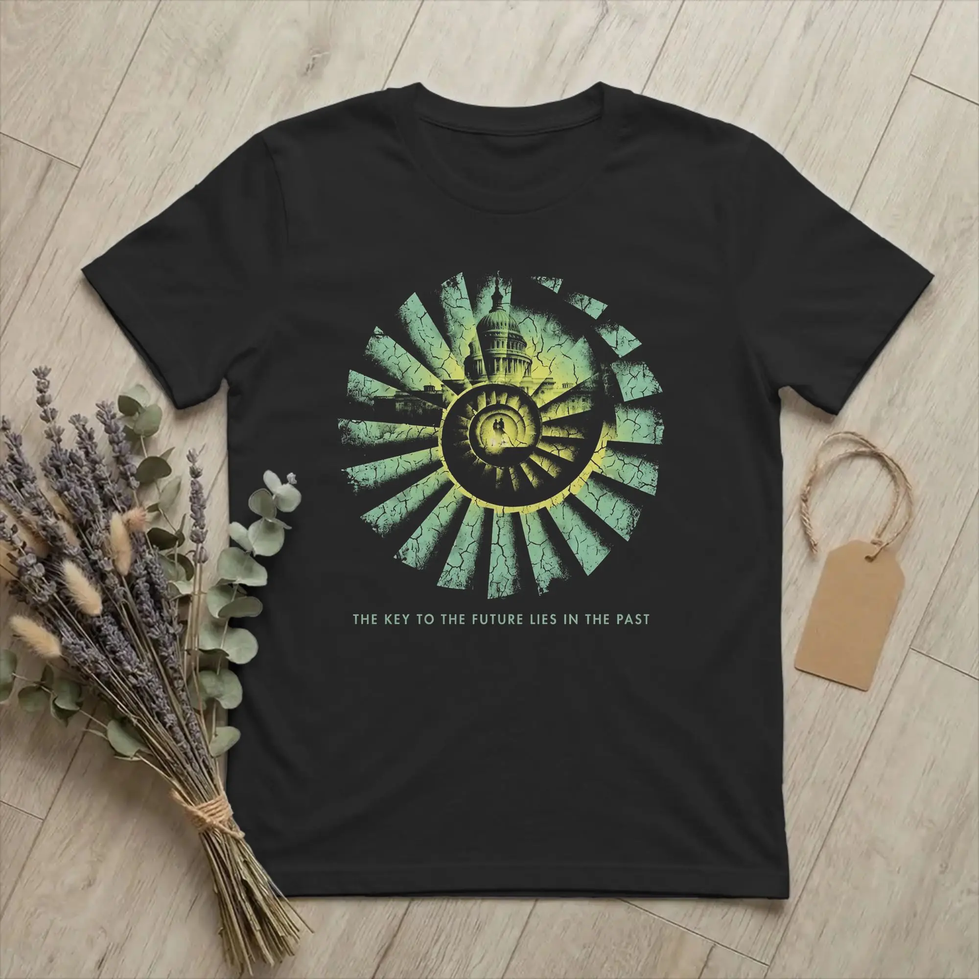 Silos Key to the Future Capitol Men T Shirt  Vintage Tee Shirt Short Sleeve Crew Neck T-Shirts Cotton Original merch