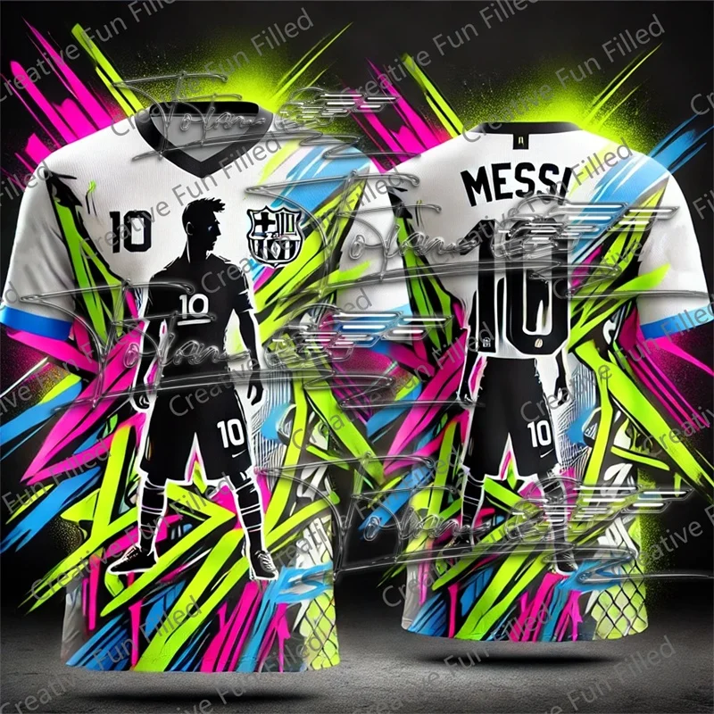 

Новое поступление, футбольная майка Ai с 3D-печатью # 10 Мужская спортивная футболка 2024, летняя детская спортивная одежда для тренировок на открытом воздухе