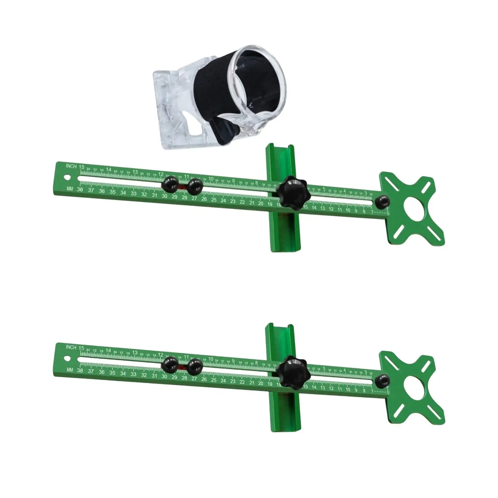 Router Milling Groove Bracket 44cm/17.32" Router Guide Adjustable Router Jig