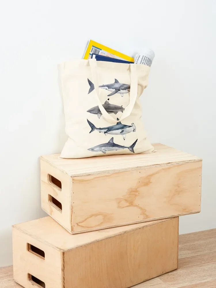 Sharks Tote Bag tote bag women Lady bags woman shopping bag cute pouch