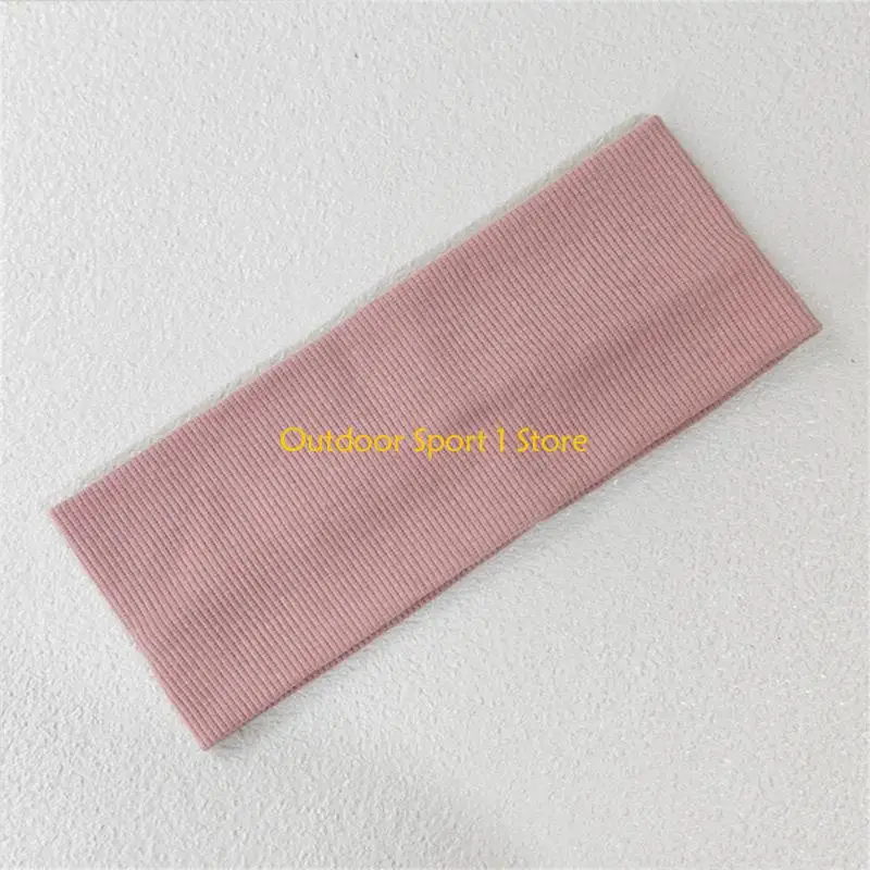 A0KA Solid Color Women's Headgear Fashion Headbands Sweat Absorbing Elastic Hair Band for Active and Casual Daily