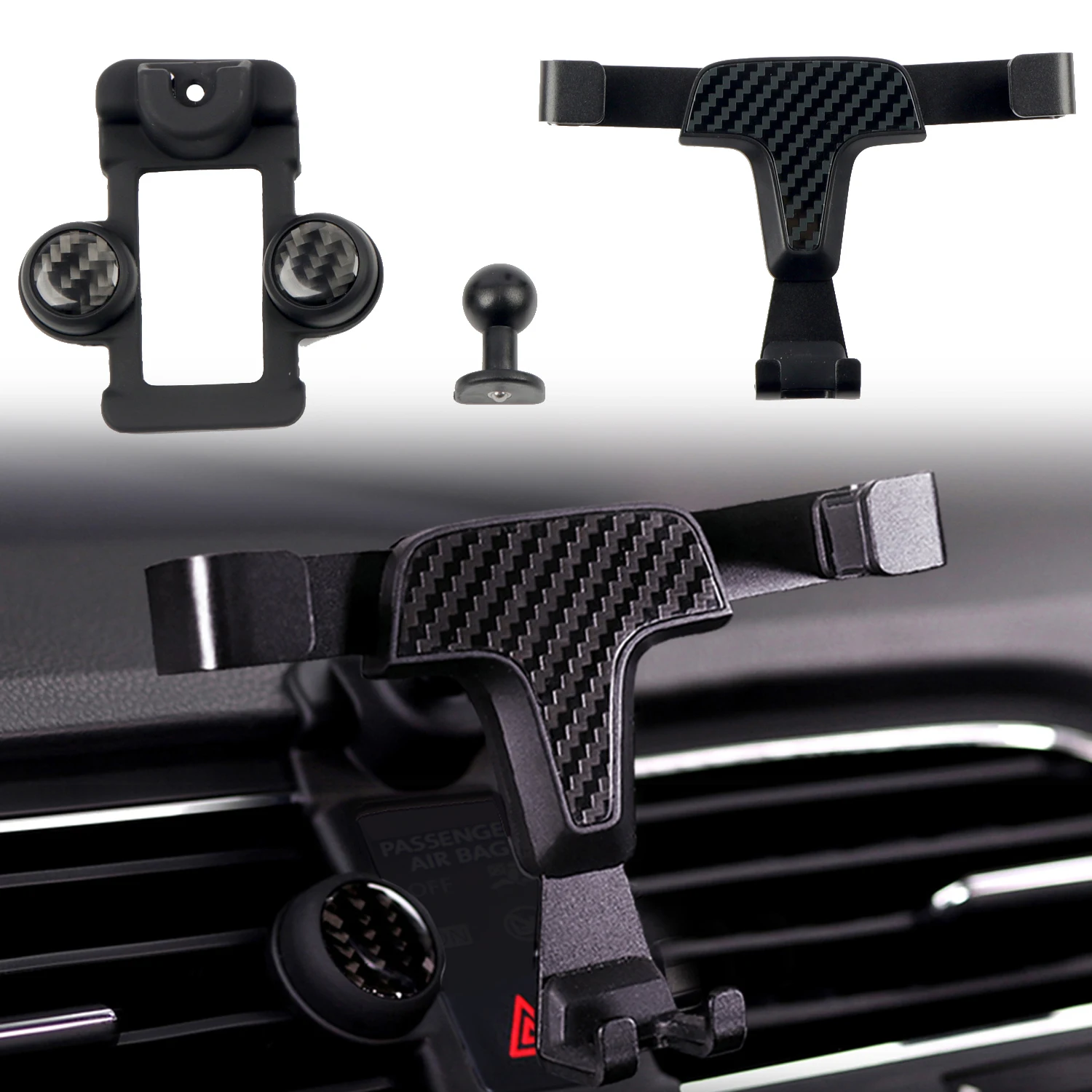 

Car Accessories For VW Volkswagen Tiguan MK2 2016 2017 2018 2019 2020 Car Air Vent Mount Mobile Phone Holder Cradle Stand