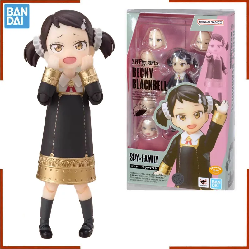 Bandai SPY×FAMILY Shf Becky Blackbell Anime Action Figure Toys Collectible Model Kit Toy Gift Kids Toy Children