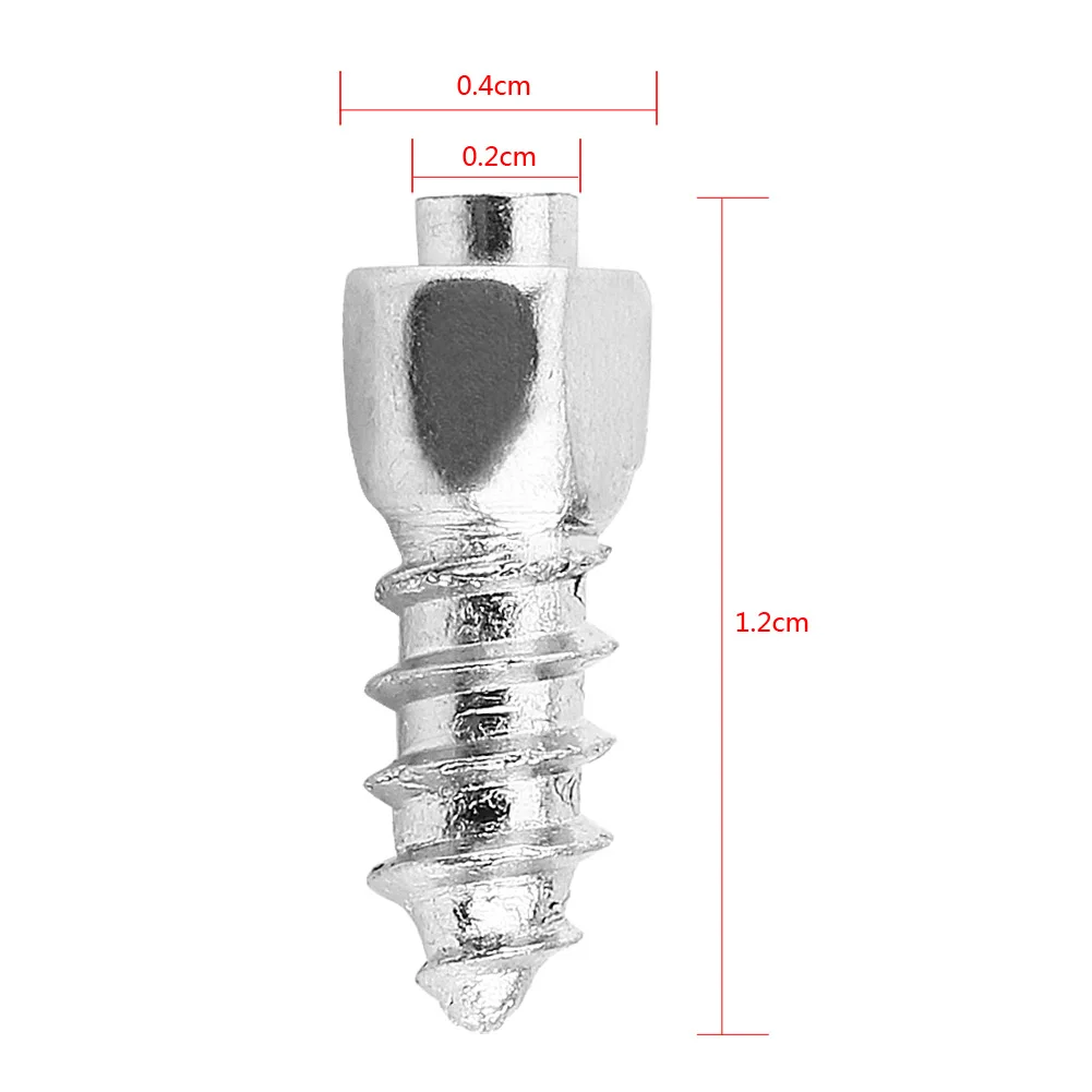 100 Pcs  0.2cm Car SUV ATV Anti Slip Screw Snow Spikes Stud Wheel Tyre Snow Tire Spikes Trim Auto Accessories