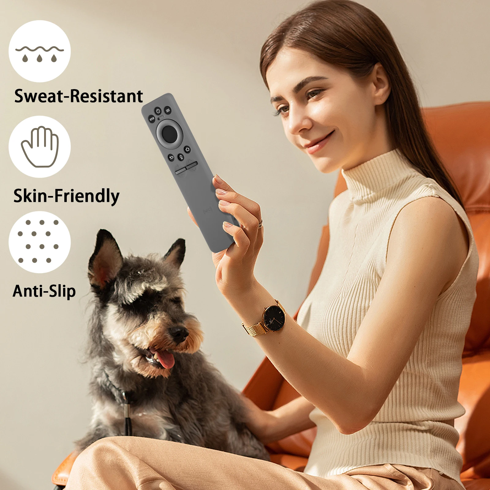 

For Casarte HTR-C50/U50 Silicone Remote Controller Cases Protective Covers For Casarte HTR-C50/U50 Remote Controller