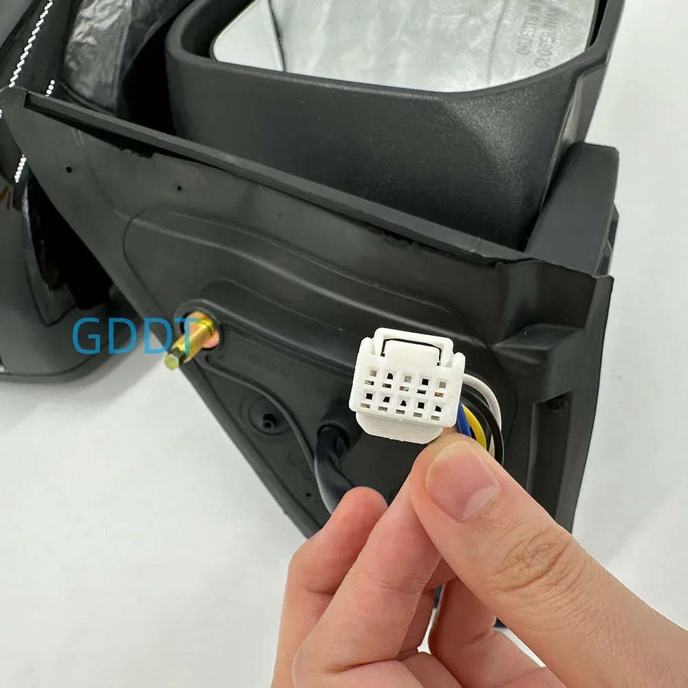 1 Pcs No Painting 7 Wires LHD Auto Fold Side Mirror for Lancer CX CY CZ 7632A204 with Led Turning Lamp No Heat for Fortis