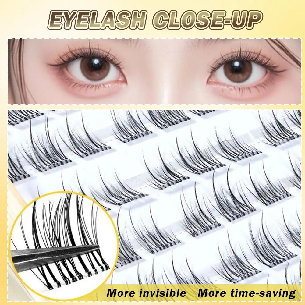خالية من الغراء عباد الشمس الرموش الصناعية مجزأة واحدة عصرفة الطبيعية طويلة أنيمي العين رمش تمديد ماكياج المهنية #1