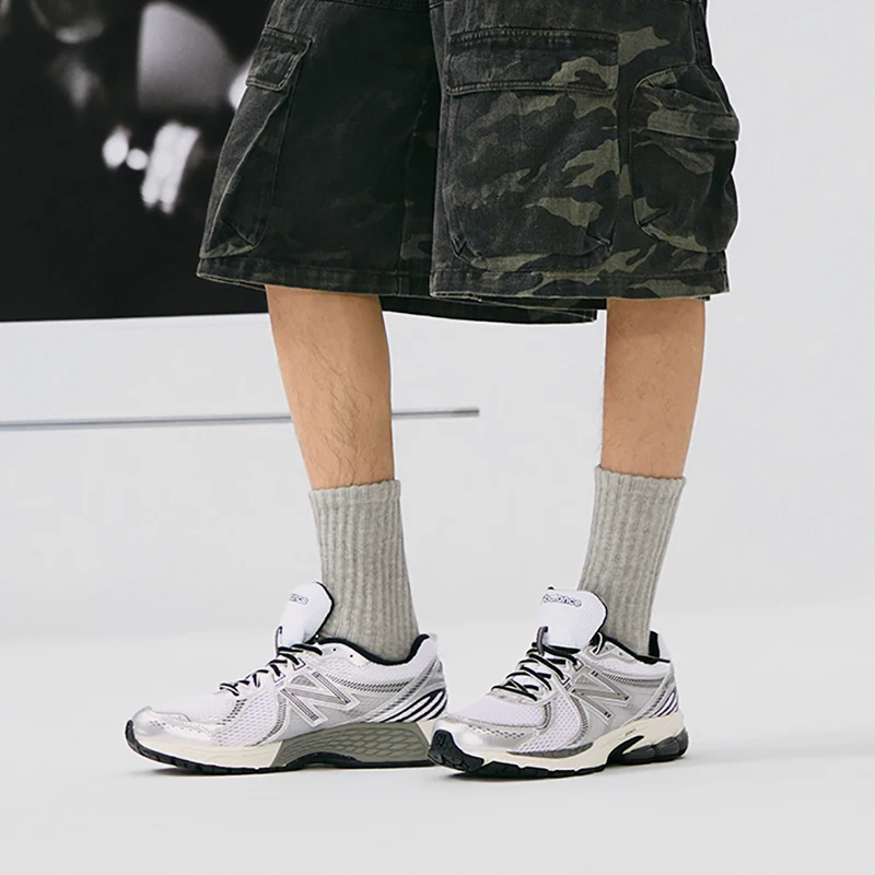 

Оригинальные кроссовки New Balance NB 2025 года для мужчин и женщин: амортизирующие, износостойкие, дышащие, для спорта и отдыха ML860GB2