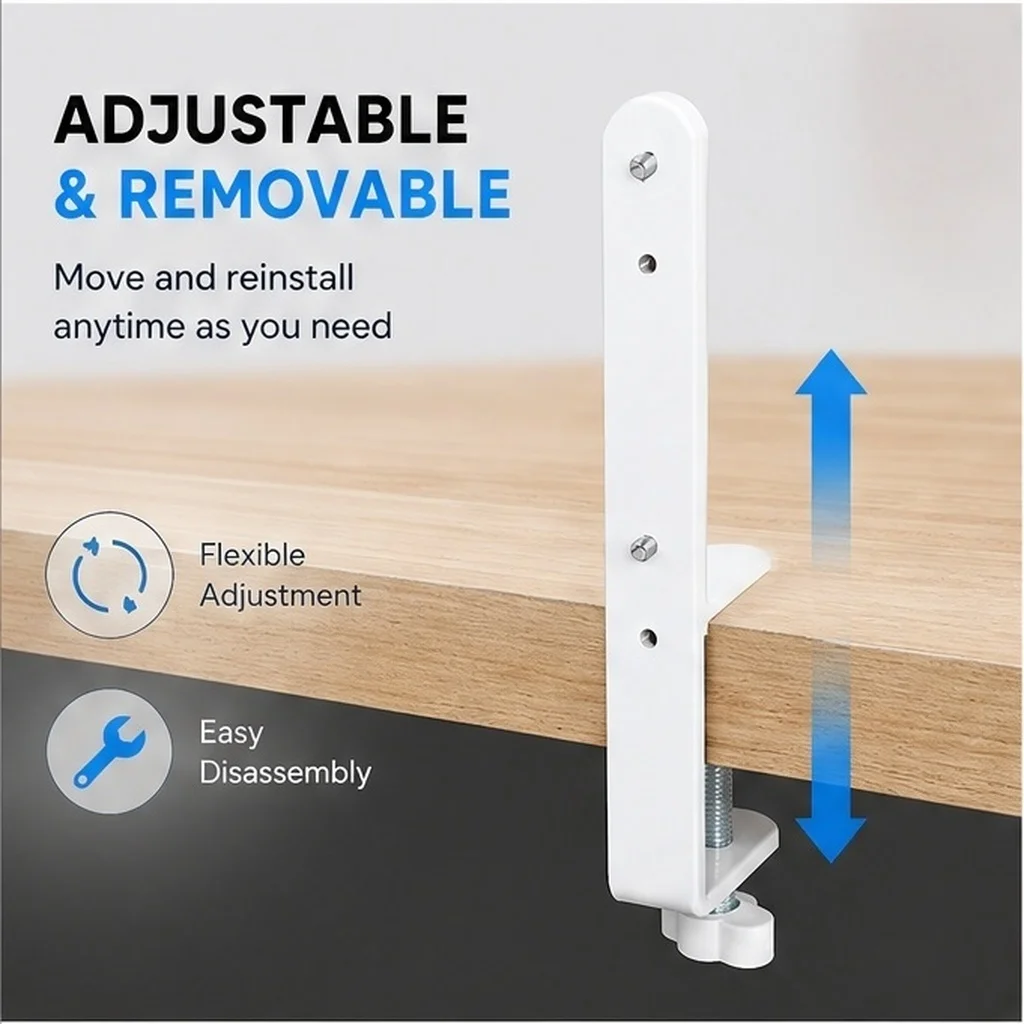 Metal Perforated Pegboard Wall Mount Storage Rack – Heavy-Duty, Adjustable, Easy Installation