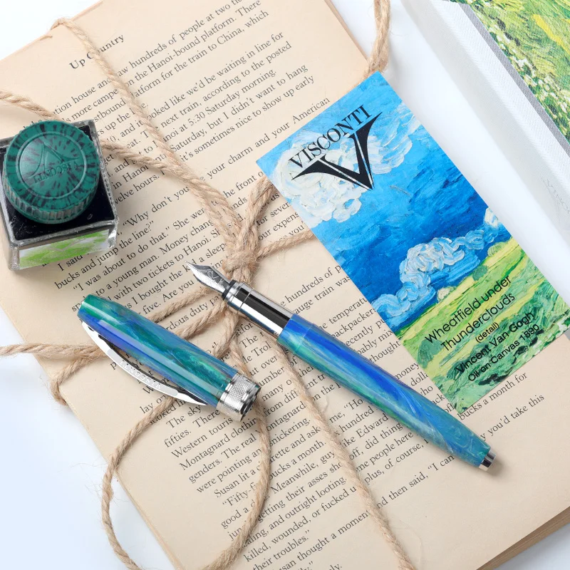 Visconti Van Gogh  Limited Starry Night Self Portrait Gift Box For Adult Gift Use Fountain Pen Gift Box